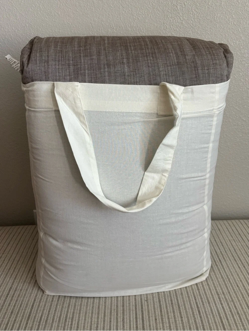 NWT 3pc Full/Queen Reversible Comforter Set Brown - Hearth & Hand with Magnolia